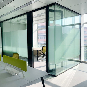 Cao cấp đơn giản kính văn phòng phân vùng tường miễn phí đứng khung nhôm phân vùng văn phòng cho phân vùng Kính - Product Image 3