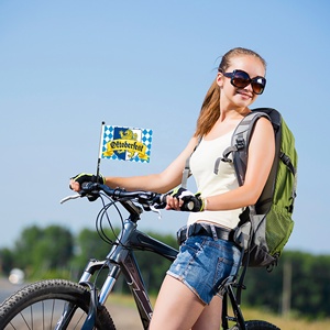 Lễ Hội bia Munich nổi bật cờ xe đạp với hoa văn hợp thời trang tôn tạo Cờ cá nhân của các đội đi xe đạp - Product Image 5