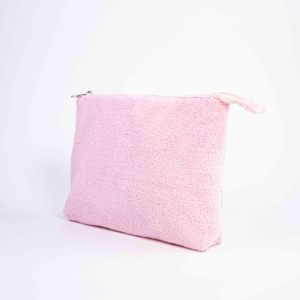 ISO BSCI โรงงานเทอร์รี่ผ้าขนหนูกระเป๋าเครื่องสําอางฉลากส่วนตัวถุงเครื่องสําอางซิปคู่สําหรับขาย - Product Image 2
