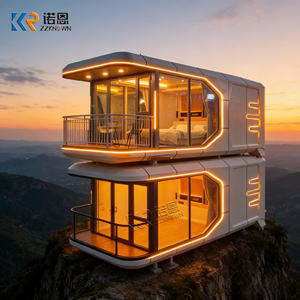 Capsule spatiale commerciale, maison conteneur avec salon et cuisine, hôtel, design de capsule spatiale <span class=keywords><strong>d</strong></span>émontable - Product Image 6