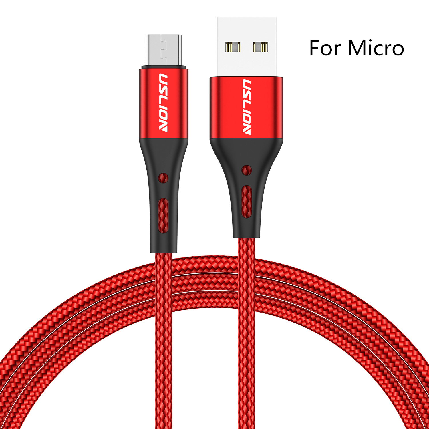 Red micro usb