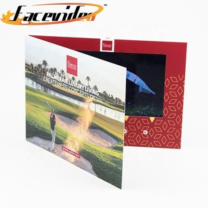 Caja de regalo de marca promocional, tarjeta de felicitación, catálogo digital para publicidad, folleto de vídeo lcd, productos más nuevos - Product Image 3