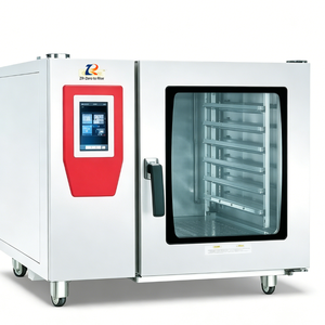 Four combiné à écran tactile haute performance 6 plateaux avec cuisson vapeur, cuisson mixte et vitesse de ventilation réglable pour hôtels et restaurants - Product Image 2