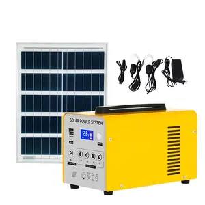 뜨거운 판매 휴대용 태양열 발전기 20kw 배터리 야외 캠핑 미니 태양광 시스템 전원 은행 발전소 태양열 전원 공급 장치