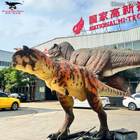 Modèle de dinosaure Carnotaurus animatronique, simulation mécanique électrique, grande figurine de dinosaure pour la décoration des parcs à thème