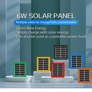 High Quality <b>Solar</b> <b>Panel</b> 6W Waterproof IPX6 <b>Solar</b> Charger with 3 in 1 <b>Cable</b> Output Portable Power Bank for Camping Outdoor Use - Product Image 4