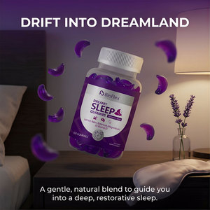 Suplemento Personalizado de Marca Propia en Gomitas para Dormir con 5mg de Melatonina, Magnesio y Vitamina <span class=keywords><strong>D</strong></span>, Sin Azúcar, Natural y Vegano para Proveedores de Amazon - Product Image 4