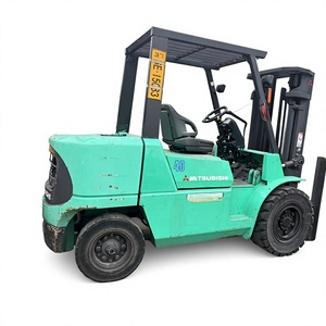 Montacargas Diésel Mitsubishi de 4 Toneladas, Contrapesado, 4x4, Operación con Asiento, Uso en Interiores, Color Verde, Nuevo, Mástil de 1200 mm, 3 Etapas - Product Image 1