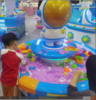 Ponceuse cinétique pour parc d'attractions interactif intérieur Table ronde Table de sable multifonctionnelle pour enfants