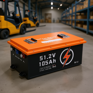 Paquete de Baterías de Iones de Litio para Montacargas Eléctrico, 51.2V 105Ah LiFePO4, Tipo Líquido D0100XUYDHY - Product Image 2