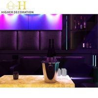 Night Club Lounge Design Night Club Interior Design Led Bar Meubles Table Led Tables rondes Décoration intérieure