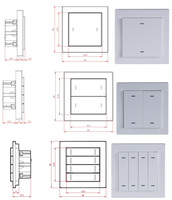 D'acrel ASL100-F1/2 KNX éclairage intelligent panneau de commutateur