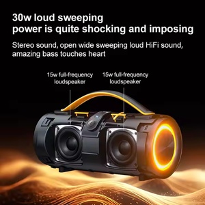 Di động ngoài trời nhà cho Bluetooth loa không dây với Super Bass vải không thấm nước thiết kế hỗ trợ phụ trợ USB TF - Product Image 5