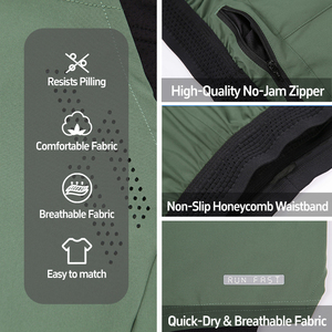 Ensemble de shorts de course à compression pour hommes YING LANG, shorts de sport à séchage rapide avec poche arrière, logo personnalisé - Product Image 5