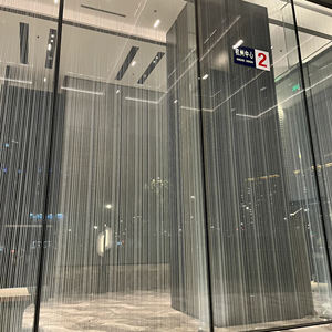 अनुकूलित 5 + 5mm-12 + 12 मिमी लैमिनेटेड ग्लास कला बुना तार जाल सजावटी ग्लास - Product Image 4