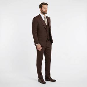Costume de luxe 5 pièces pour <span class=keywords><strong>homme</strong></span>, coupe ajustée, <span class=keywords><strong>ensemble</strong></span> complet de <span class=keywords><strong>soirée</strong></span> formel haut de gamme - Product Image 1