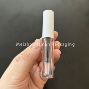ISMAN Stock Flacon <span class=keywords><strong>Mini</strong></span> Rond Transparent 1ml pour Eyeliner avec Bouchon Blanc, Flacon de Sérum de Croissance des Cils, Vente en Gros, Marque Privée, Nouveau Produit Professionnel - Product Image 3
