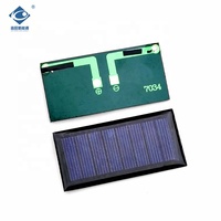 Mini panneau solaire en résine époxy 0,26W, panneau solaire scellé à l'époxy, module 4V, panneaux solaires portables compacts, chargeur ZW-7034