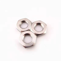Ecrou hexagonal fin en acier zingué ou inoxydable Gb6172.1 Din439, Ansi/Asme B18.2.2 Jis B11/1-93