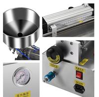 Machine pneumatique horizontale semi-automatique pour le remplissage de bouteilles en plastique/verre/métal - Remplisseur de liquides pour thé, produits chimiques, aliments, boissons