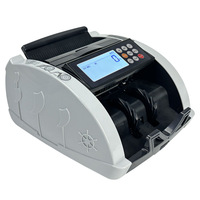 Compteur de Devises Étrangères UV+MG avec Fonction Calculatrice et Détection IR pour Billets Multidevises Américains 4800D2 LED Certifié ROHS pour Banques