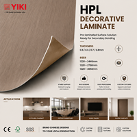 Plaque décorative en stratifié haute pression (HPL) pour meubles, portes d'armoires et applications intérieures commerciales