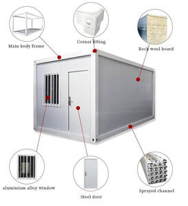 Promotionnel oem bas <span class=keywords><strong>prix</strong></span> <span class=keywords><strong>bateau</strong></span> modulaires villa de luxe maison préfabriquée avec salle de bain et cuisine - Product Image 5