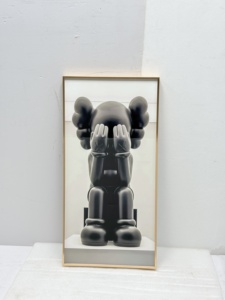 JZ arredamento moderno soggiorno luce a Led da parete Art stampa Uv orso opera d'arte porcellana di cristallo pittura decorativa animale - Product Image 2