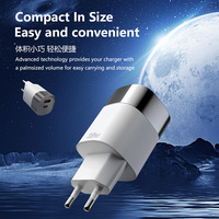 Chargeur rapide USB Type-C + 2 USB PD 3.0 de haute qualité 25W avec protection OTP, adaptateur mural universel prise EU pour téléphones portables et ordinateurs portables