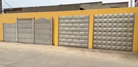 Reazone - Moule pour panneau mural décoratif en béton plastique de 3 mètres de long pour clôture