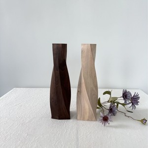 Nórdico Simple <span class=keywords><strong>estilo</strong></span> moderno madera creativa decoración del hogar sala de estar <span class=keywords><strong>comedor</strong></span> decoraciones al por mayor jarrón insertar diseño Art Deco - Product Image 2