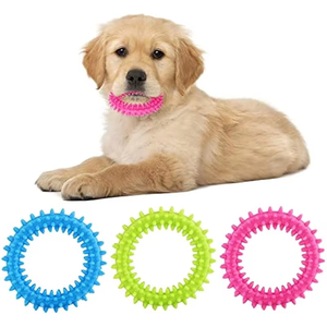 Diş çıkarma çiğnemek oyuncaklar temiz Pet diş ve kaşıntı Soothe Rubberdog oyuncak interaktif ağız sağlığı yavru çiğnemek oyuncaklar - Product Image 6