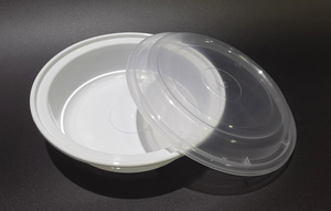<b>Stackable</b> Disposable PP Plastic <b>Food</b> <b>Container</b> with Clear Lids Reusable Microwaveable Lunch Box for Home and Office <b>Food</b> <b>Storage</b> - Product Image 2