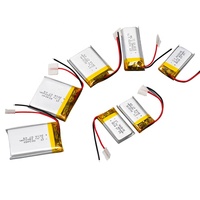Batería de polímero de litio Lipo 3,7 654060 104060 502050 404050 de alta calidad para controlador de PSP de juguete de teléfono móvil y seguimiento GPS