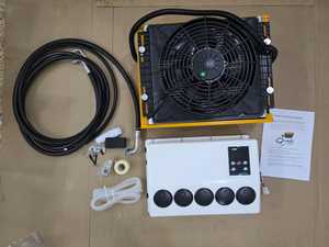 คอมเพรสเซอร์แอร์แบบแยกส่วนไฟฟ้า 12V รุ่นใหม่สำหรับรถขุด รถบรรทุก ระบบปรับอากาศยานยนต์วิศวกรรม - Product Image 1