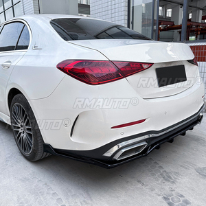 ชุดแต่งสปอยเลอร์กันชนหลัง สำหรับรถยนต์ Mercedes Benz C-Class W206 C200 C43 AMG ปี 2022+  พร้อมลิ้นกันชนหลังและอุปกรณ์ป้องกัน  อุปกรณ์ตกแต่งรถยนต์ - Product Image 4