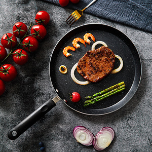 Takag Nonstick Frying Pan Aluminum Flat Bottom 1006 Steak Pan Skillet Cookware - Product Image 1