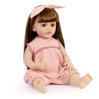Poupée bébé en silicone réaliste Reborn 22 pouces Reborn pleurant poupée bébé en silicone poupée bébé réaliste Reborn pour les filles vente en gros