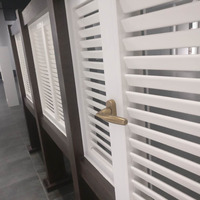 Volet de fenêtre en PVC, stores en plastique, bascule, 2 pièces