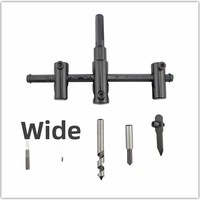 Scie cloche réglable pour trous circulaires, nouveau type, outil de découpe de trous circulaires pour le bois, outils de travail du bois sans fil