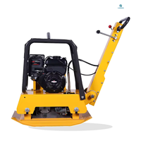 Compacteur à plaques réversible à essence FPC160 30KN, compacteur vibrant portatif pour la construction routière