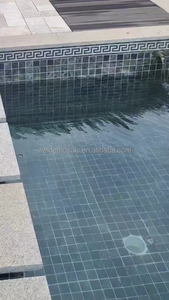 Mosaico Cuadrado de Cerámica Verde para <span class=keywords><strong>Piscina</strong></span>, Baño, Cocina, Decoración de Paredes y Pisos, Diseño <span class=keywords><strong>Interior</strong></span> Moderno - Product Image 2