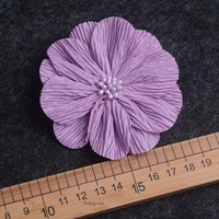 Bandeau personnalisé pour bébé Accessoire de chaussure fait main Rose en soie artificielle décorative