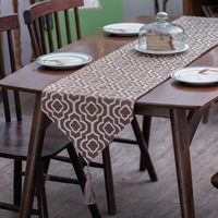 Nouveau drapeau de Table Jacquard chemin de Table ensemble Style marocain motif géométrique chemin de Table