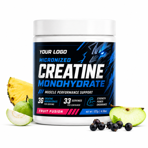 Aumenta la fuerza muscular, mejora la potencia explosiva, reduce la fatiga post-entrenamiento, creatina micronizada con sabor a frutas para adultos - Product Image 1