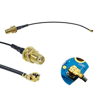Extention Cable Coaxial SMA Female Jack Bulkhead RF 1.13mm U.FL Sma Female Waterproof Pigtail Cable Assembly 15cm