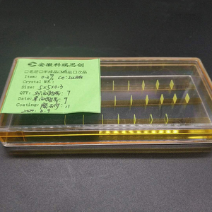 Tinh thể Ce LuAG 5*5*0,3 mm dùng cho đèn laser Đá quý Lapidary - Product Image 4