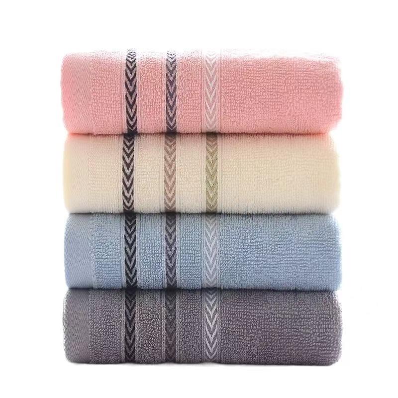 Wholesale Thickened Pure Cotton Face Towel Adults High Absorbent Household Towel