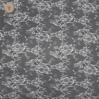 Tissu de dentelle vintage fantaisie, broderie florale, écologique, pour rideau, toile de fond de mariage, nappe, voile blanc pour fête de mariage