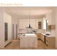 Dorene 2025 Vente à Chaud Design Classique Table d'Île de Cuisine de Haute Qualité avec Rangement
